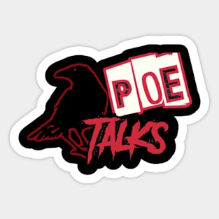 Poe Talks Sticker